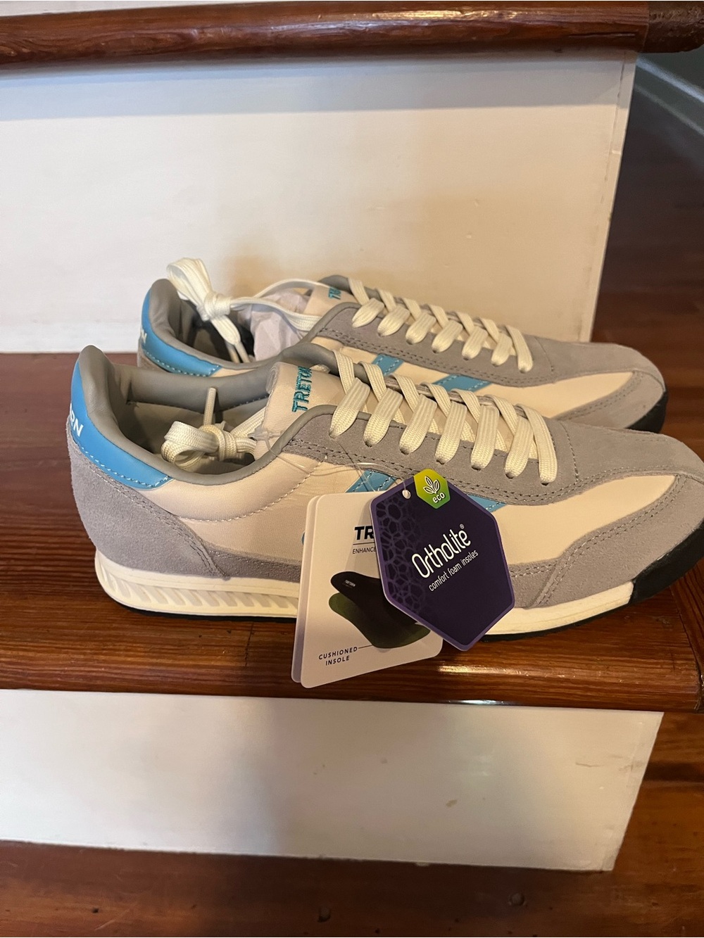Tretorn Rawlins 2.0 in Carolina blue, size 7, NIB - Picture 7 of 11